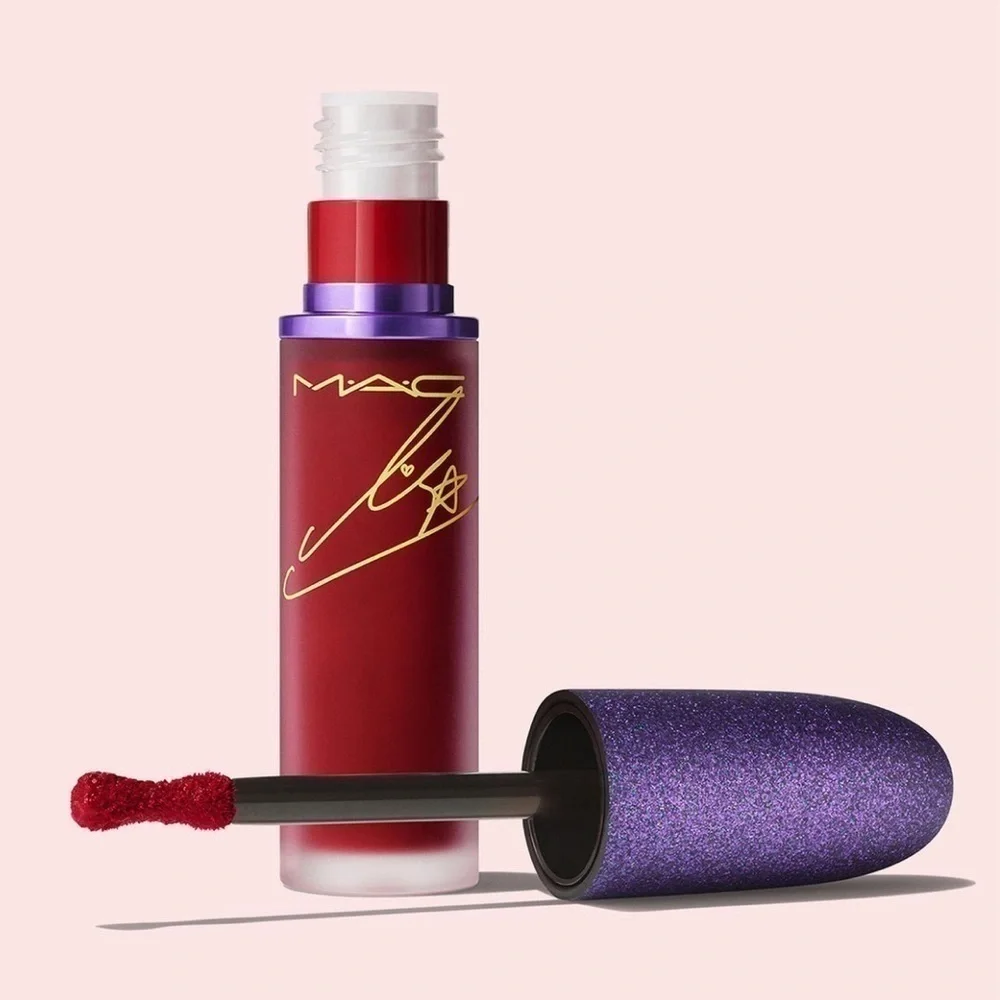 MAC X Lisa Powder Kiss Liquid Lipstick HAUTE PANTS Special edition.